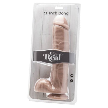 Pene realistico Get Real 28 cm con dettagli vene e incisioni naturali